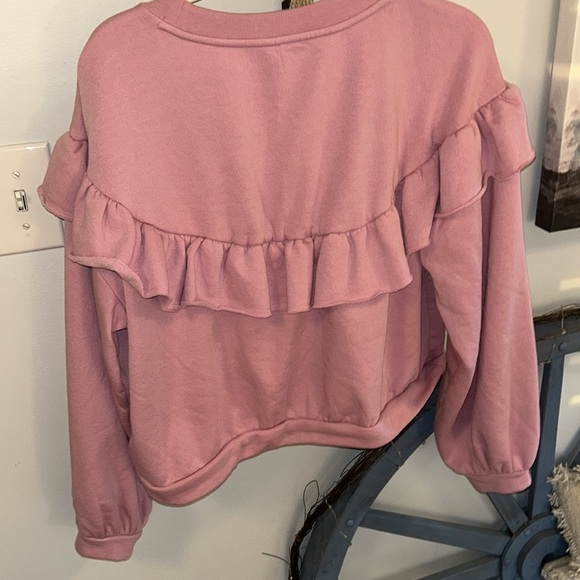 ⭐️NWT Anthropologie Ruffle Swestshirt ⭐️ - Picture 7 of 7